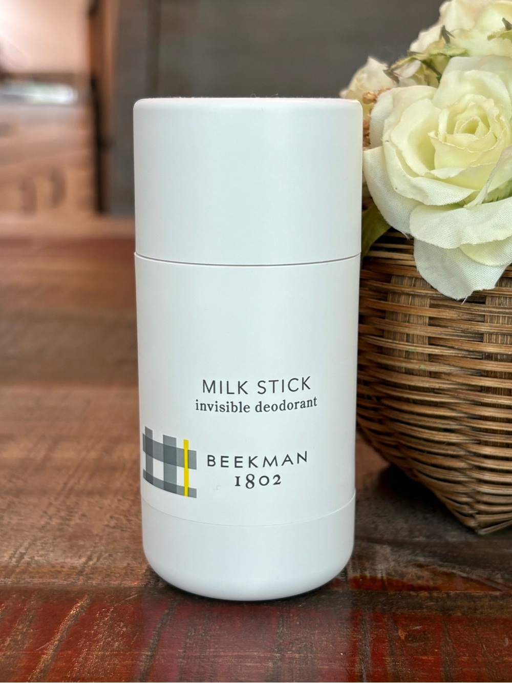 New BEEKMAN 1802 Milk Stick INVISIBLE DEODORANT Full Size!